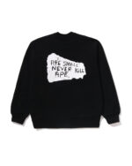 BAPE Logo Reversible Loose Fit Crewneck Sweatshirt