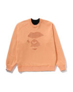 BAPE Logo Reversible Loose Fit Crewneck Sweatshirt