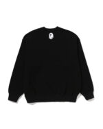Bathing Ape Logo Relaxed Fit Crewneck Sweatshirt