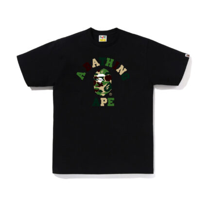 A Bathing Ape Camo College Tee