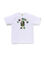 A Bathing Ape Camo College Tee