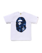 A Bathing Ape Color Camo Big Ape Head Tee