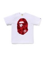 A Bathing Ape Color Camo Big Ape Head Tee