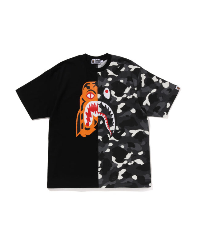 Bape City Camo Tiger Shark Relaxed Fit Tee