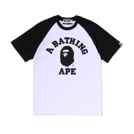 A Bathing Ape College Raglan Relaxed Fit Tee