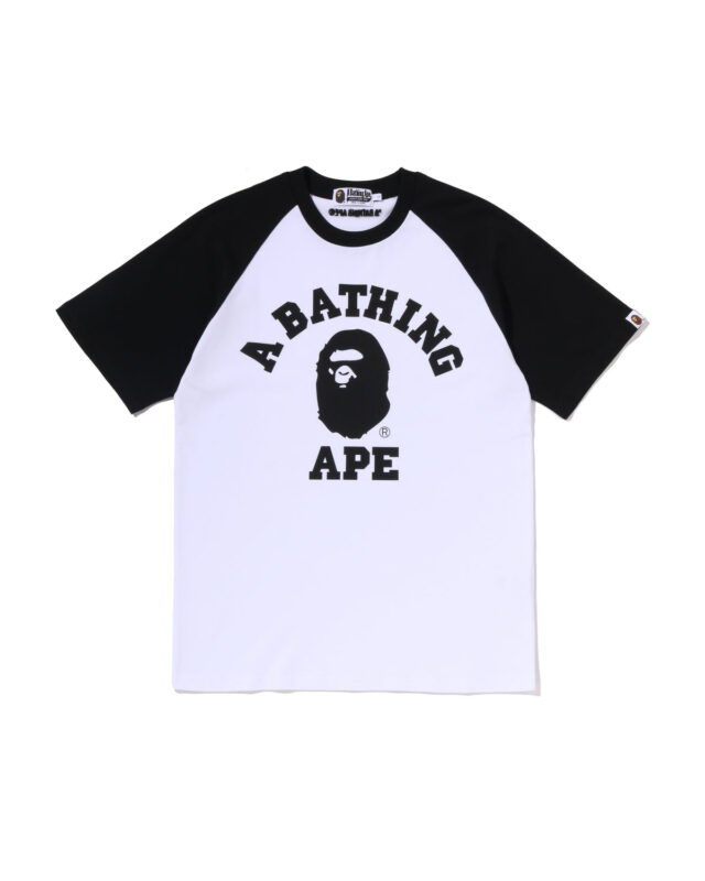 A Bathing Ape College Raglan Relaxed Fit Tee