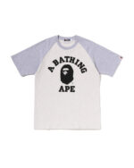 A Bathing Ape College Raglan Relaxed Fit Tee