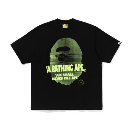 A Bathing Ape Spray Ape Head Relaxed Fit Tee