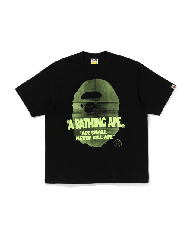 A Bathing Ape Spray Ape Head Relaxed Fit Tee