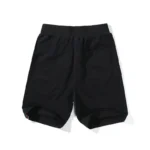 A Bathing Ape Black Bape Shark Shorts