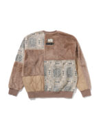 BAPE Black Fabric Patchwork Sweatshirt