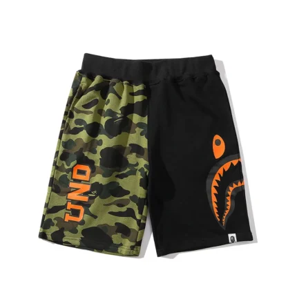 Bape Shark Camo Denim Undefeated Short