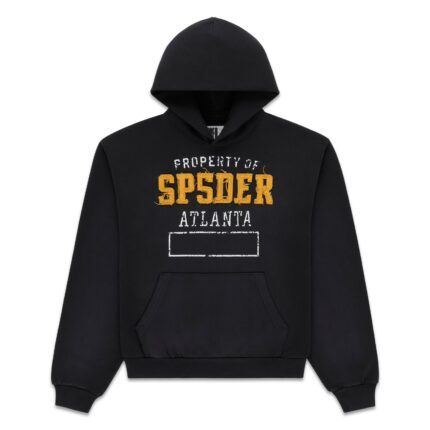 Property OF Sp5der Atlanta Black Hoodie