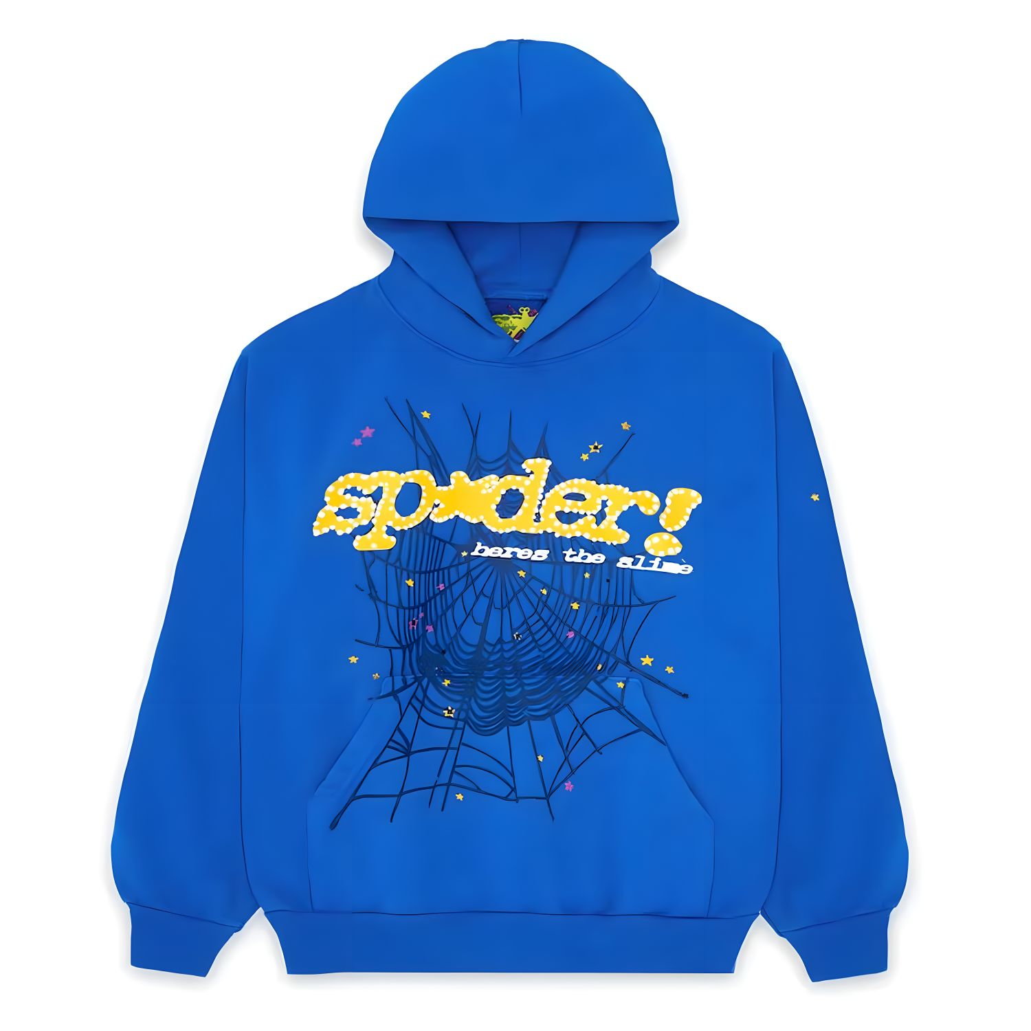 Sp5der TC Hoodie Blue Sp5der TC Hoodie Blue